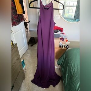 Calvin Klein Deep Purple Maxi Dress